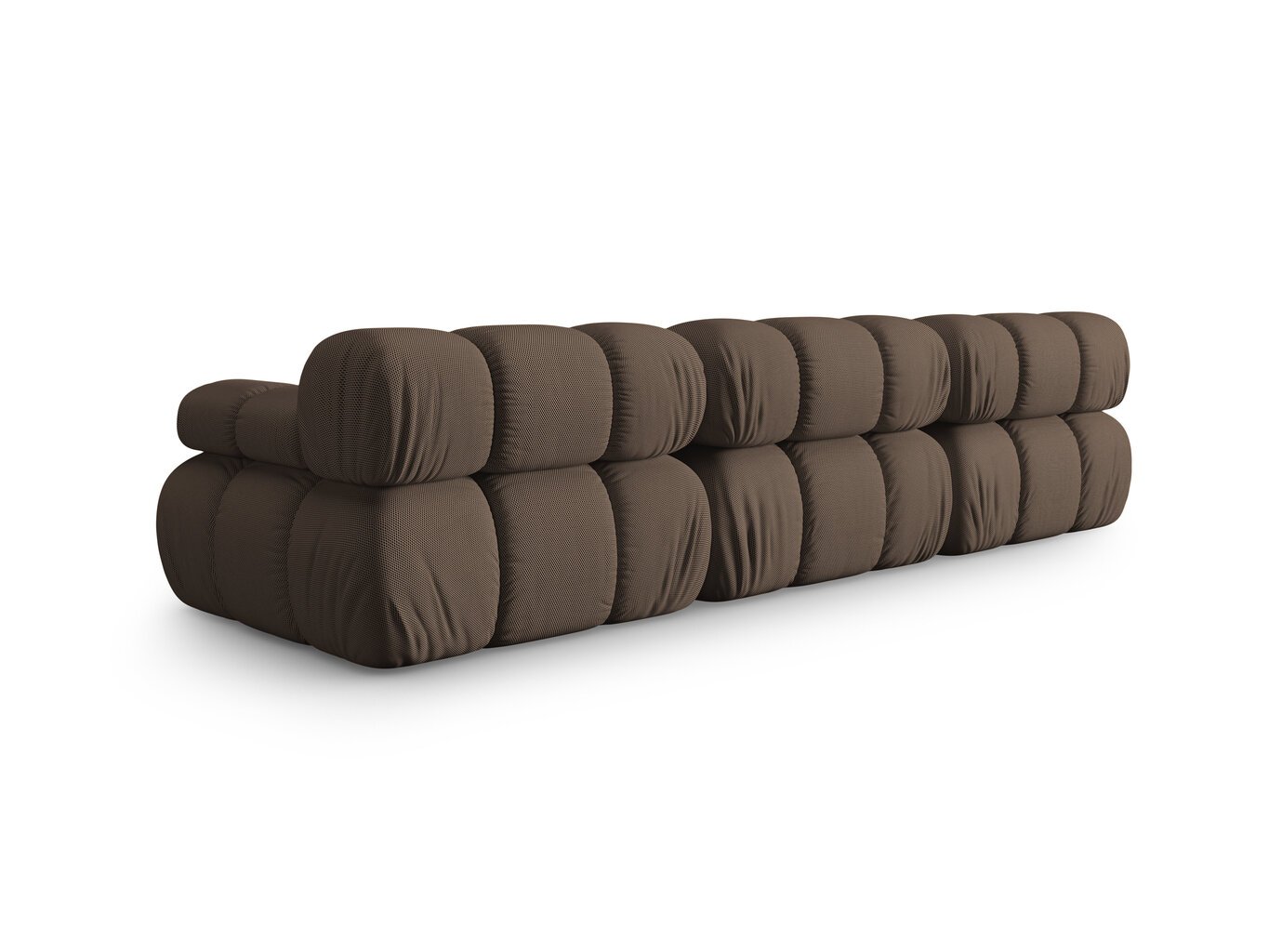 Modulinė sofa Micadoni Bellis, 282x94x64 cm, ruda kaina ir informacija | Sofos | pigu.lt