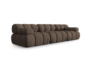 Modulinė sofa Micadoni Bellis, 282x94x64 cm, ruda kaina ir informacija | Sofos | pigu.lt