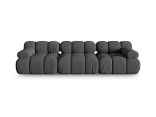 Modulinė sofa Micadoni Bellis, 282x94x64 cm, pilka kaina ir informacija | Sofos | pigu.lt