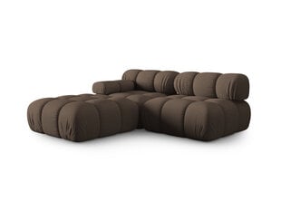 Modulinė sofa Micadoni Bellis, 282x94x64 cm, ruda kaina ir informacija | Sofos | pigu.lt