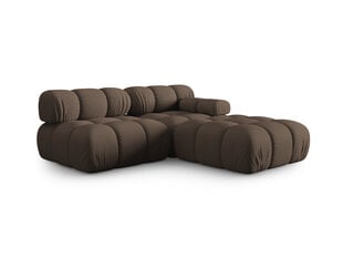 Modulinė sofa Micadoni Bellis, 282x94x64 cm, ruda kaina ir informacija | Sofos | pigu.lt