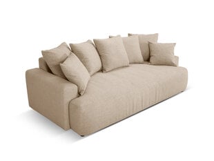 Sofa-lova Micadoni Bette, 241x104x93 cm, smėlio spalvos kaina ir informacija | Sofos | pigu.lt