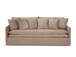 Sofa Micadoni Boho, 223x106x89 cm, ruda kaina ir informacija | Sofos | pigu.lt