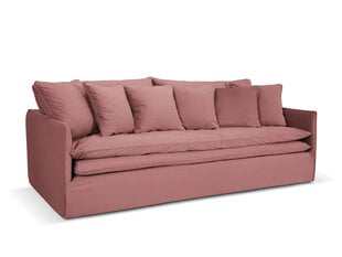 Sofa Micadoni Boho, 223x106x89 cm, rožinė kaina ir informacija | Sofos | pigu.lt