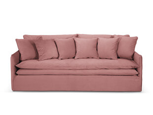 Sofa Micadoni Boho, 223x106x89 cm, rožinė kaina ir informacija | Sofos | pigu.lt