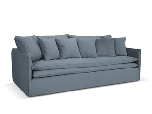 Sofa Micadoni Boho, 223x106x89 cm, pilka kaina ir informacija | Sofos | pigu.lt