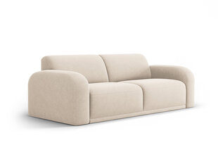 Sofa Micadoni Erin, 222x100x79 cm, smėlio spalvos kaina ir informacija | Sofos | pigu.lt