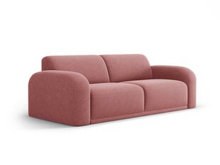 Sofa Micadoni Erin, 222x100x79 cm, rožinė kaina ir informacija | Sofos | pigu.lt