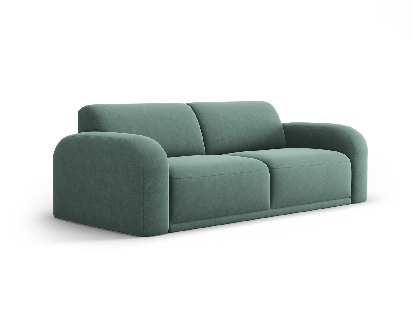 Sofa Micadoni Erin, 222x100x79 cm, žalia kaina ir informacija | Sofos | pigu.lt