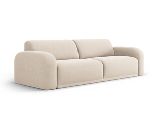 Sofa Micadoni Erin, 242x100x79 cm, smėlio spalvos kaina ir informacija | Sofos | pigu.lt