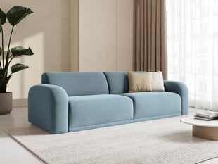 Sofa Micadoni Erin, 242x100x79 cm, mėlyna kaina ir informacija | Sofos | pigu.lt