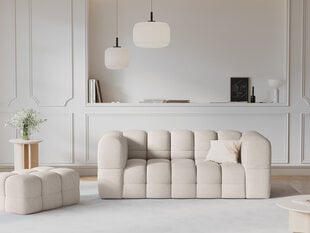 Sofa Micadoni Mellow, 193x106x75 cm, balta kaina ir informacija | Sofos | pigu.lt