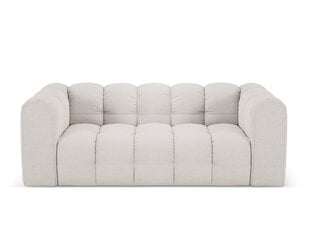 Sofa Micadoni Mellow, 193x106x75 cm, balta/pilka kaina ir informacija | Sofos | pigu.lt