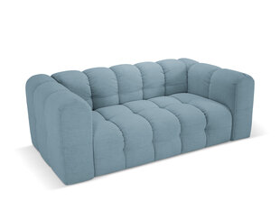 Sofa Micadoni Mellow, 193x106x75 cm, mėlyna kaina ir informacija | Sofos | pigu.lt