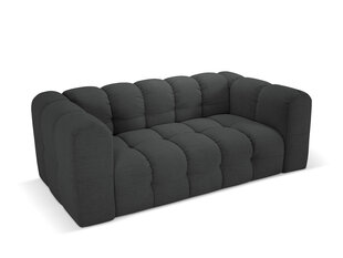 Sofa Micadoni Mellow, 193x106x75 cm, juoda kaina ir informacija | Sofos | pigu.lt