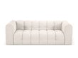 Sofa Micadoni Mellow, 220x106x75 cm, balta kaina ir informacija | Sofos | pigu.lt