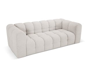 Sofa Micadoni Mellow, 220x106x75 cm, balta kaina ir informacija | Sofos, sofos-lovos | pigu.lt