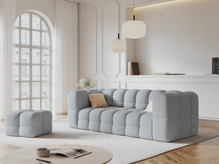 Sofa Micadoni Mellow, 220x106x75 cm, mėlyna kaina ir informacija | Sofos | pigu.lt