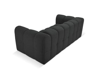 Sofa Micadoni Mellow, 220x106x75 cm, juoda kaina ir informacija | Sofos | pigu.lt