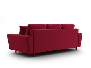 Sofa-lova Micadoni Moghan, 235x100x88 cm, raudona kaina ir informacija | Sofos | pigu.lt