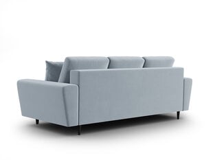 Sofa-lova Micadoni Moghan, 235x100x88 cm, mėlyna/pilka kaina ir informacija | Sofos, sofos-lovos | pigu.lt