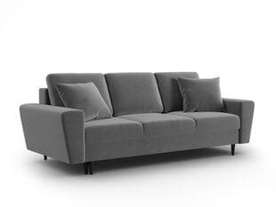 Sofa-lova Micadoni Moghan, 235x100x88 cm, pilka kaina ir informacija | Sofos | pigu.lt