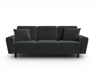 Sofa-lova Micadoni Moghan, 235x100x88 cm, juoda kaina ir informacija | Sofos | pigu.lt