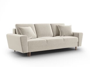 Sofa-lova Micadoni Moghan, 235x100x88 cm, smėlio spalvos kaina ir informacija | Sofos, sofos-lovos | pigu.lt