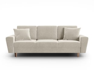 Sofa-lova Micadoni Moghan, 235x100x88 cm, smėlio spalvos kaina ir informacija | Sofos | pigu.lt