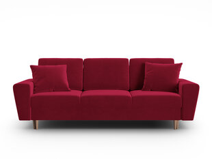 Sofa-lova Micadoni Moghan, 235x100x88 cm, raudona kaina ir informacija | Sofos | pigu.lt