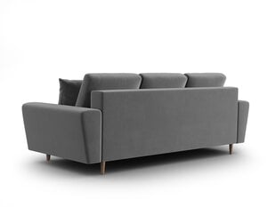 Sofa-lova Micadoni Moghan, 235x100x88 cm, pilka kaina ir informacija | Sofos | pigu.lt