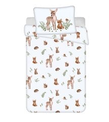 Jerry Fabrics vaikiškas patalynės komplektas Forest animals, 100x135, 2 dalių kaina ir informacija | Patalynė kūdikiams, vaikams | pigu.lt