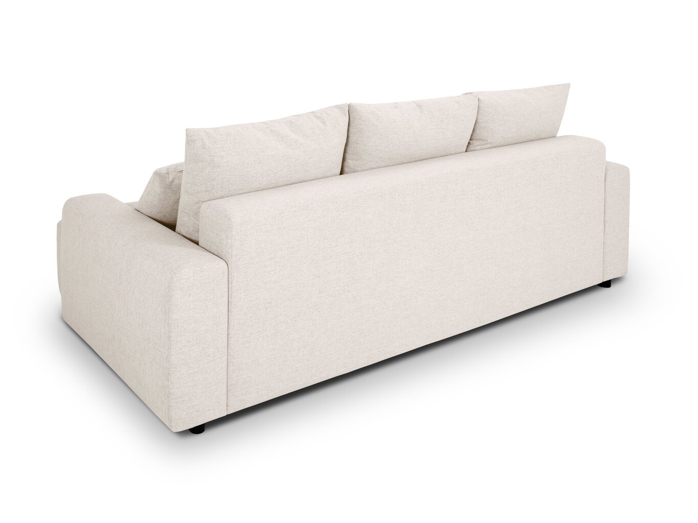 Sofa Cosmopolitan Design Leeds 3, smėlio kaina ir informacija | Sofos | pigu.lt