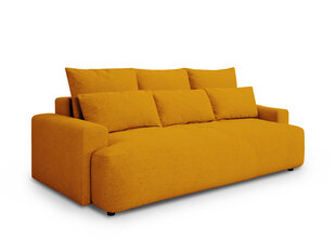 Sofa Cosmopolitan Design Leeds 3, geltona kaina ir informacija | Sofos | pigu.lt