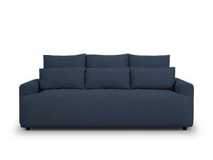 Sofa Cosmopolitan Design Leeds 3, mėlyna kaina ir informacija | Sofos | pigu.lt