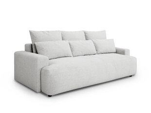 Sofa Cosmopolitan Design Leeds 3, sidabrinė kaina ir informacija | Sofos | pigu.lt