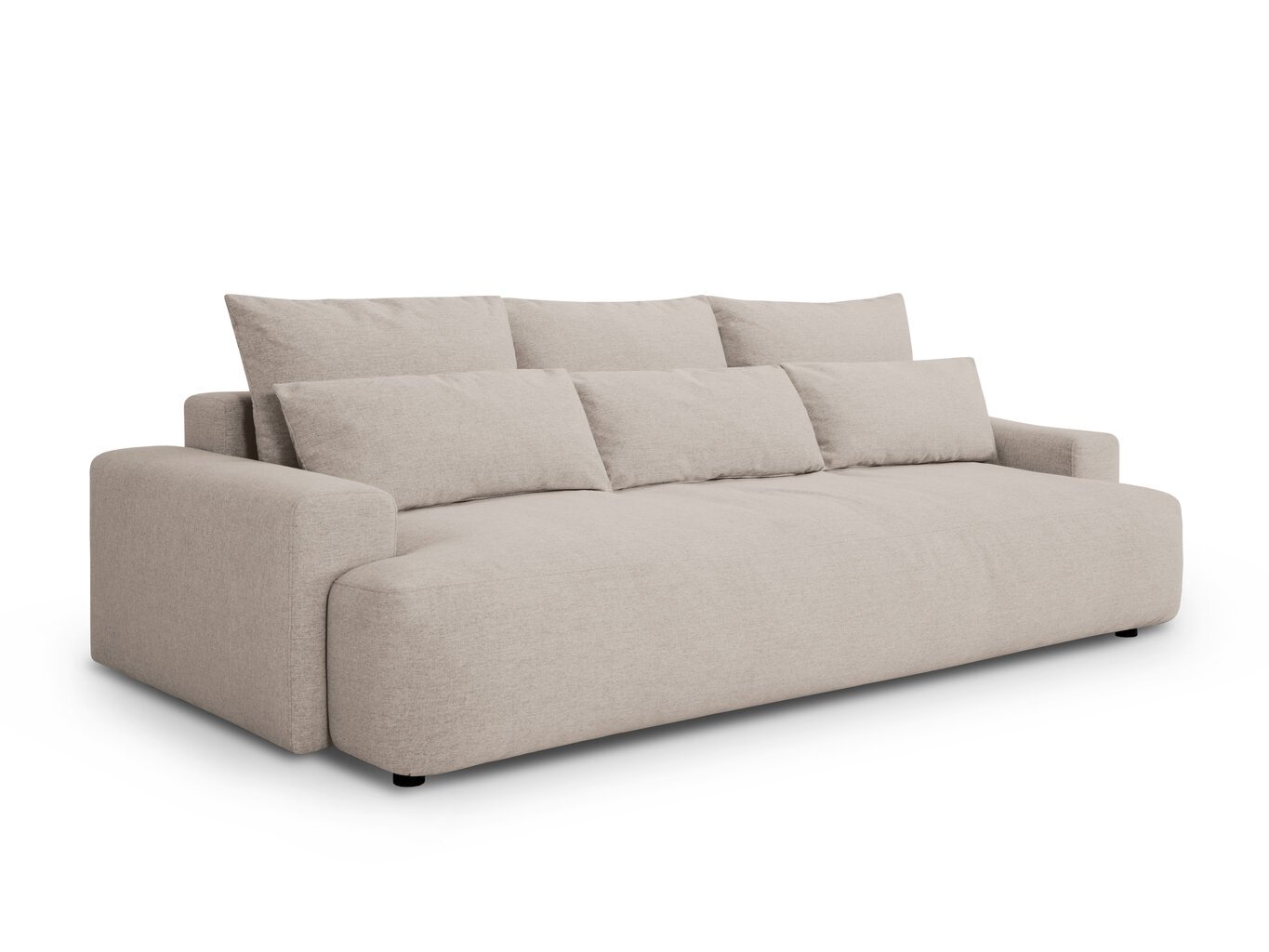 Sofa-lova Cosmopolitan Design Leeds 4, smėlio цена и информация | Sofos, sofos-lovos | pigu.lt