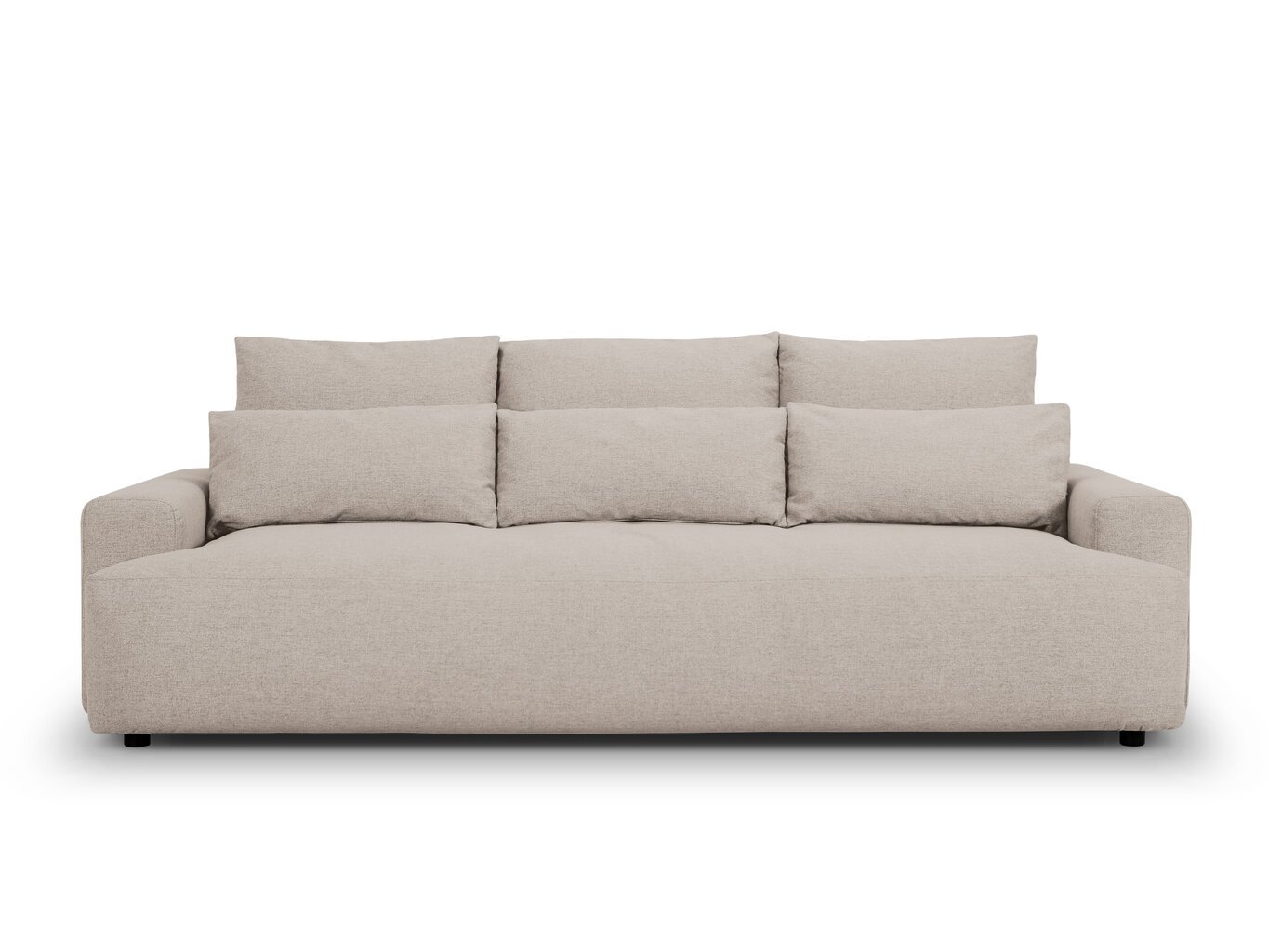 Sofa-lova Cosmopolitan Design Leeds 4, smėlio kaina ir informacija | Sofos | pigu.lt