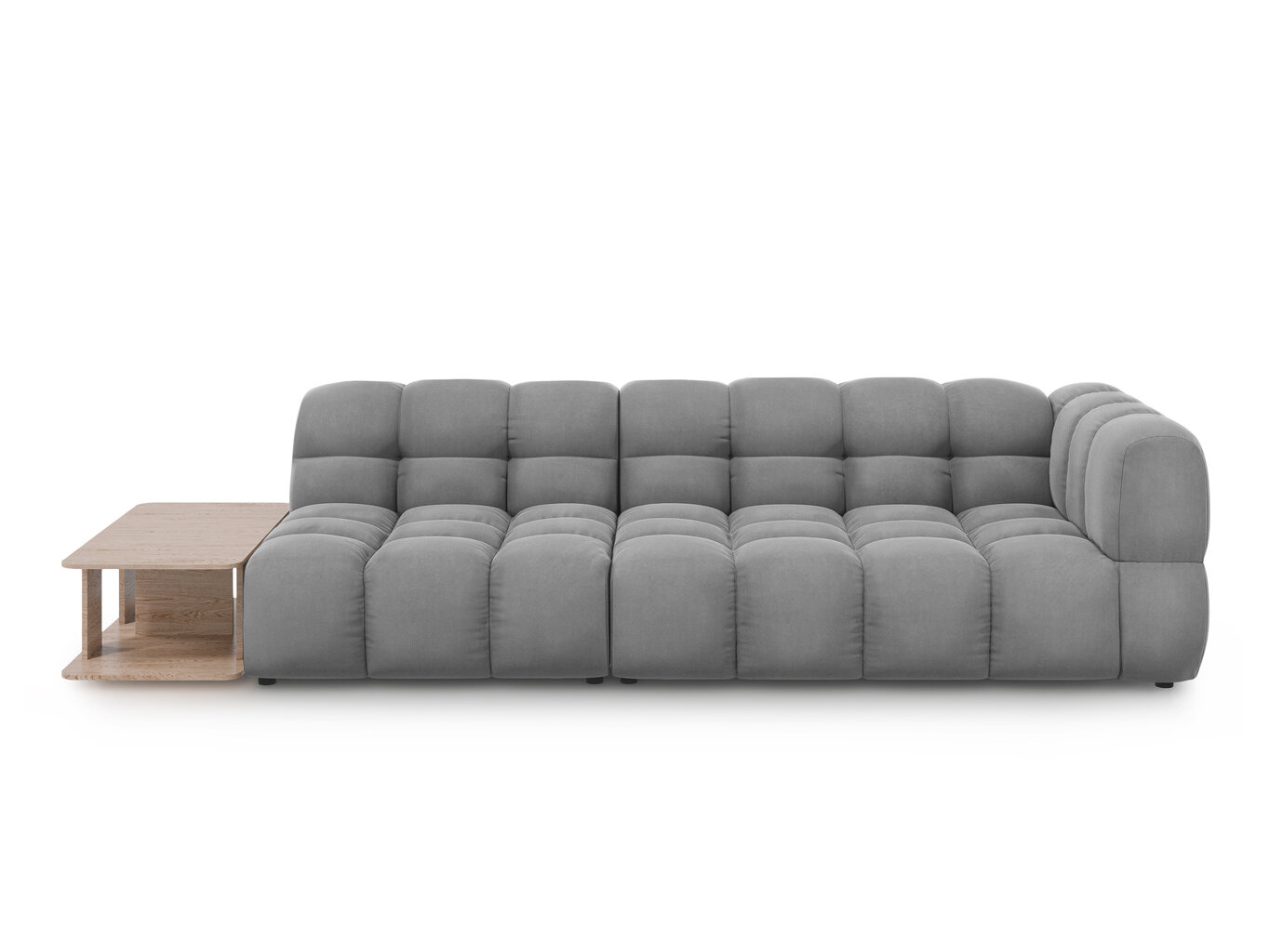 Modulinė sofa Cosmopolitan Design Sky 4, pilka цена и информация | Sofos, sofos-lovos | pigu.lt