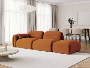 Sofa Cosmopolitan Design Sydney 3, oranžinė kaina ir informacija | Sofos | pigu.lt