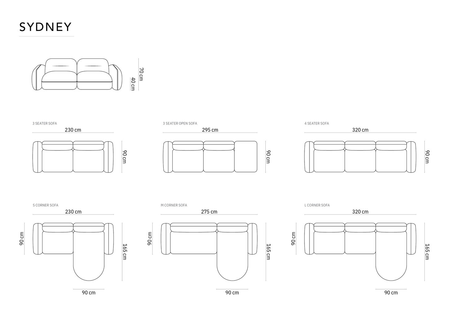 Sofa Cosmopolitan Design Sydney 4, rožinė kaina ir informacija | Sofos | pigu.lt