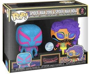 Funko POP! Marvel Spider-Man 2099 & Spider-Man India 2 pack exclusive kaina ir informacija | Žaidėjų atributika | pigu.lt