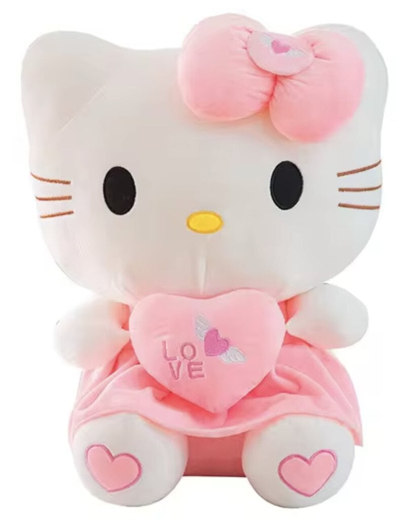 Minkštas žaislas Hello Kitty, įvairių spalvų, 40 cm цена и информация | Minkšti (pliušiniai) žaislai | pigu.lt