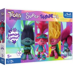 „Trefl Puzzle 104 XL S.Shape Zab.z“ iš „Trolls 50037“ цена и информация | Настольные игры, головоломки | pigu.lt