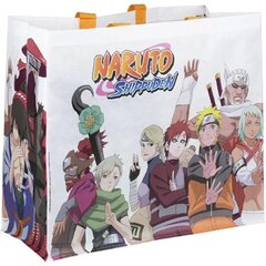 Anime pirkinių krepšys Konix Naruto Shippuden su Jinchūriki dizainu 40x45x20cm, baltas kaina ir informacija | Žaidėjų atributika | pigu.lt