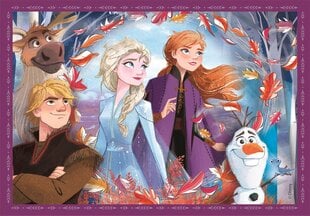 Cle dėlionė 4in1 Superkolor Frozen 21518 kaina ir informacija | Stalo žaidimai, galvosūkiai | pigu.lt