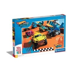 Dėlionė CLE 104 Maxi SuperKolor Hot Wheels 25762 цена и информация | Настольные игры, головоломки | pigu.lt