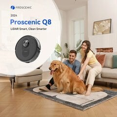 Proscenic Q8 kaina ir informacija | Dulkių siurbliai-robotai | pigu.lt