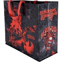 Konix Pirkinių krepšys Dungeons & Dragons su monstrų dizainu 40x45x20cm juodas-raudonas kaina ir informacija | Žaidėjų atributika | pigu.lt