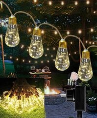 Lmepučių girlianda retro, 16 LED, 6 m kaina ir informacija | Girliandos | pigu.lt